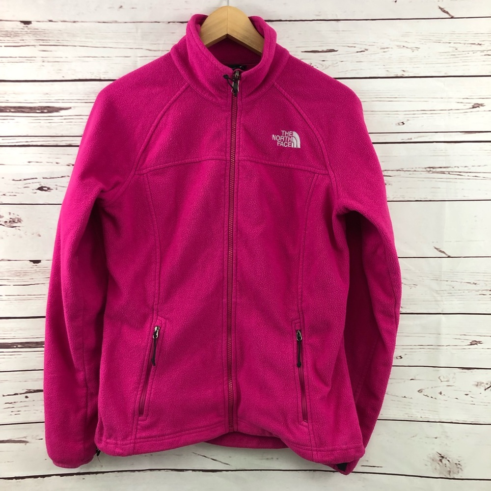 Women’s hot pink Northface fleece